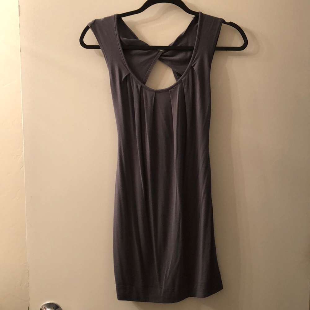 Open back dress